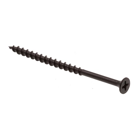 Prime-Line Drywall Screw, Bugle Head, Phillip Drive No. 8 X 3in Black Phos Coated Steel 25PK 9038225